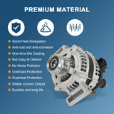 JDMSPEED Alternator Fits Chevrolet Malibu 2013-2019 Blazer Impala Buick Regal GMC 150A CW