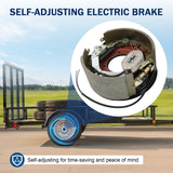 JDMSPEED 12-1/4x5" 12K 15K Electric Backing Plate Trailer Brake For Dexter 5" 23-442