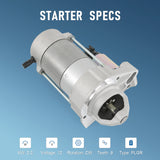 JDMSPEED New Starter For 2007-2011 Toyota Tundra 5.7L 19045N 428000-3960 428000-4640