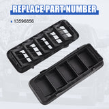 JDMSPEED 2x Back Panel Cab Air Vent Relief Grille For Chevrolet Silverado Sierra 1999-22