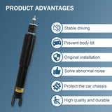 JDMSPEED Pair Left Right For Cadillac Escalade Front Quality Air Shock Set 22187157