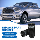 JDMSPEED 68260938AA For Dodge Ram 1500 DT 2019-2024 Left Right Air Suspension Spring Bags