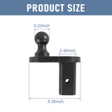 JDMSPEED Heavy Duty 4" Offset Extender W/ 2-5/16" Ball For Gooseneck Hitch steel GNXA4085