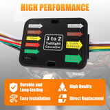 JDMSPEED Flat Trailer Wire Harnesses 4-Way For Toyota Tacoma Custom 2005-2015