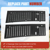 JDMSPEED Hood Vent Cowl Top Grille For Pickup Pathfinder Hardbody 1986-1997 Nissan D21