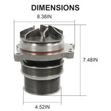 JDMSPEED Water Pump 3684450 3683651 NEW For Cummins ISX ISX15 QSX QSX15 Engines 4386576