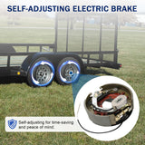 JDMSPEED Electric Trailer Backing Plate Brake Fits Dexter 8K Axle Set 12-1/4 x 3-3/8 8000