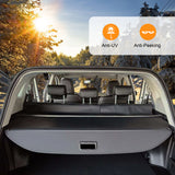 JDMSPEED Black Retractable Cargo Cover Luggage Shade For Toyota Highlander 2020-2024