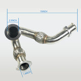 JDMSPEED New Turbocharger Y-Pipe Up Pipe Kit For Ford 6.0L Powerstroke Diesel 2003-2007