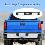 JDMSPEED Chrome Rear Bumper with Sensor Hole For Chevy Silverado 1500 2014-2018 GM1103175