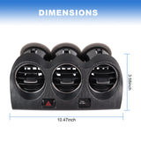 JDMSPEED New Dashboard AC Air Vents W/Hazard Switch 68750-JA00A For Nissan Altima 2007-12