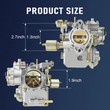 JDMSPEED NEW 12V 34 PICT-3 Carburetor Electric w/ Gasket For VW Beetle 34PICT3 98-1289-B
