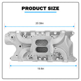 JDMSPEED NEW Aluminum Intake Manifold Dual Plane For Small Block Ford SBF 260 289 302 V8