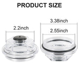 JDMSPEED 4PCS 8K 2-7/8"Oil Bath Caps Trailer Axle Fits Dexter 21-35 LCI 8000# OC-86580-26