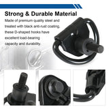 JDMSPEED For Ford Transit 150 250 350 Van 2015-2023 Black Cargo D-Hooks 3 Pair/Set of 6