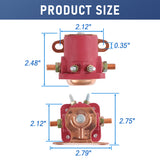 JDMSPEED New 12V Red Solenoid Relay Heavy Duty For Ford Starter Car Truck SW3 SNL135