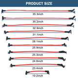 JDMSPEED 10.5 MM Red Racing Spark Plug Wire Kit Set For Mercury Lincoln Ford 5.0L 5.8L