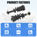 JDMSPEED 2X Front Magnetic Shock Strut Assembly For Cadillac Escalade GMC Yukon 2007-2014