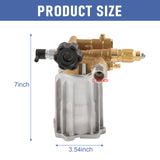 JDMSPEED Fit For Pressure Washer Pump 2.5GPM @ 3400 PSI 3/4 Hollow Shaft 520004