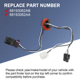 JDMSPEED Headlight Lamp WIRING HARNESS For Dodge Ram 1500-5500 4500 2010-2018 68193062AB