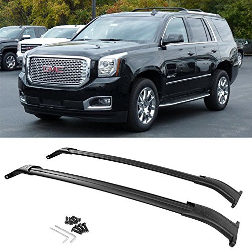 JDMSPEED 2pcs Roof Rack Cross Bar For 2015-18 Cadillac Escalade ESV Chevy Suburban Tahoe