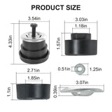 JDMSPEED Body Mount Set Of 6 For 94-04 Chevy S10 Pickup Chevrolet GMC Sonoma 924-181