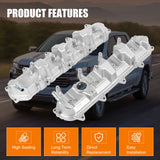JDMSPEED 2x Valve Cover W/ Gasket For Chevrolet Silverado 1500 2014-2020 Tahoe Aluminum