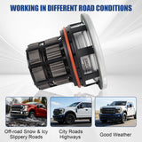 JDMSPEED NEW 2PCS Front Manual Hub Lock BC3Z-3B396-B For Ford F250 350 Super Duty 4X4 G9