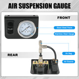 JDMSPEED NEW In Cab Single Air Gauge Control Kit For Air Suspension Kit w/ Paddle Switch