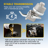 JDMSPEED Fuel Feed Pump Hand Pump 4937405 Fits For Cummins 4BT 6BT Engine Parts 3966154