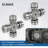 JDMSPEED Front Axle Seal and U Joints Kit For Ford F350 F250 Super Duty DANA 50 60 98-05