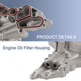 JDMSPEED Oil Filter Housing W/ Oil Cooler Fits Mercedes Benz W203 C230 W463 X164 W164