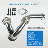 JDMSPEED New Turbocharger Y-Pipe Up Pipe Kit For Ford 6.0L Powerstroke Diesel 2003-2007