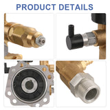 JDMSPEED Fit For Pressure Washer Pump 2.5GPM @ 3400 PSI 3/4 Hollow Shaft 520004