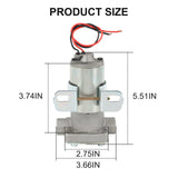 JDMSPEED High Flow Electric Fuel Pump 97 GPH 7 PSI Universal For Holley Demon Carburetor