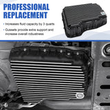 JDMSPEED NEW Aluminum 68RFE Transmission Pan Deep For Ram 6.7 Cummins Diesel 2007-2025