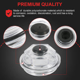JDMSPEED 4PCS 8K 2-7/8"Oil Bath Caps Trailer Axle Fits Dexter 21-35 LCI 8000# OC-86580-26