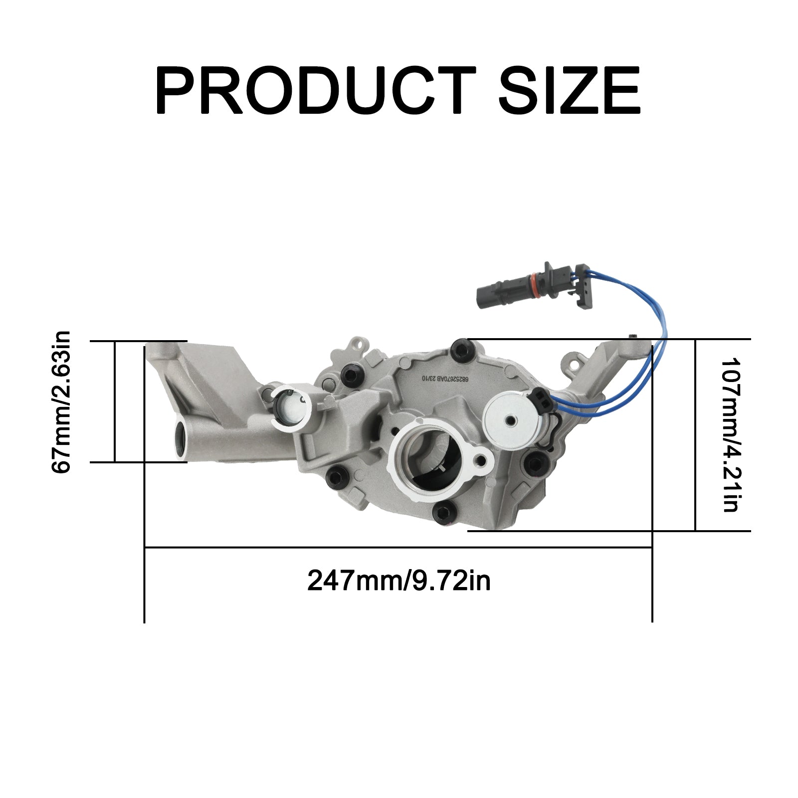 JDMSPEED Oil Pump & Solenoid Kit 68252670AA For 2011-2018 Dodge