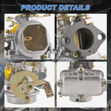 JDMSPEED Carburetor Fits Ford 1957 1960 1962 144 170 200 223 6-Cyl 1 Barrel 1904 holley
