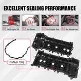 JDMSPEED Valve Covers w/ Gasket Set For Dodge Chrysler 300 Jeep Ram 1500 3.6L 2011-2021