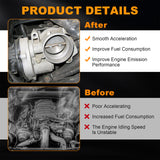 JDMSPEED 12580760 For Chevrolet Silverado Tahoe GMC Yukon 4.8L 5.3L 6.0L Throttle Body