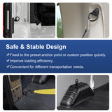 JDMSPEED For Ford Transit 150 250 350 Van 2015-2023 Black Cargo D-Hooks 3 Pair/Set of 6