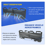 JDMSPEED Radiator Shutter Assembly 84378163 For 2015-2020 Cadillac Escalade GMC Yukon