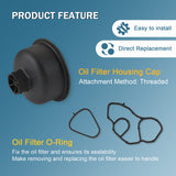 JDMSPEED 11428643745 Engines Oil Filter Housing For MINI COOPER N18 R55 R60 R57 R58 R56