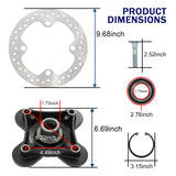 JDMSPEED Pair Front Rear Wheel Hub Rotor For 2014-2022 Polaris RZR XP 1000 RZR S W/ Studs