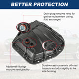 JDMSPEED 10023539 12 Bolt Differential Cover Gray Iron 9.75" Rear Axle For Ford