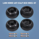 JDMSPEED (4) Hustler Mower Deck Wheel Fits Raptor SD, Super Z, Hustler Sport, FasTrak SD