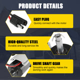 JDMSPEED NEW 3317084.000U Motor Drive Kit For Dometic 9200 Series RV Awning Black