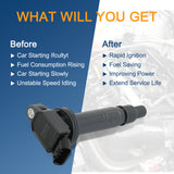 JDMSPEED 90919-02248 6x Ignition Coil UF495 For Lexus 2005-2012 Toyota Tacoma 2.7L 4.0L