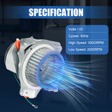JDMSPEED HC21ZE127A Draft Inducer Motor Assembly NEW Fits For Jakel, Carrier, Bryant